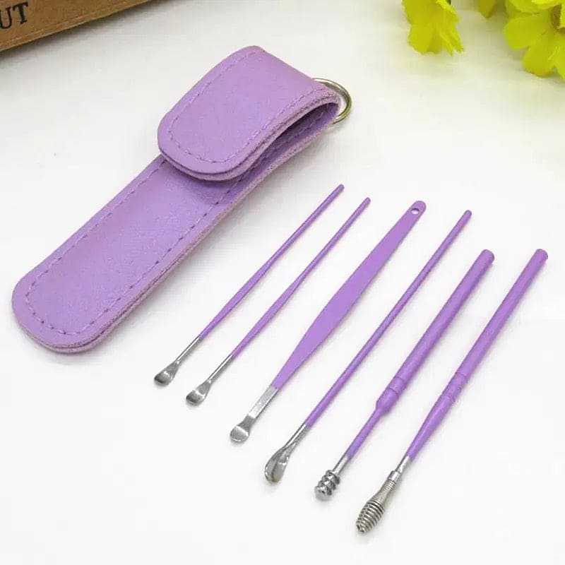 Set Of 6 Ear Pick Earwax Removal Kit, Ear Care Set.