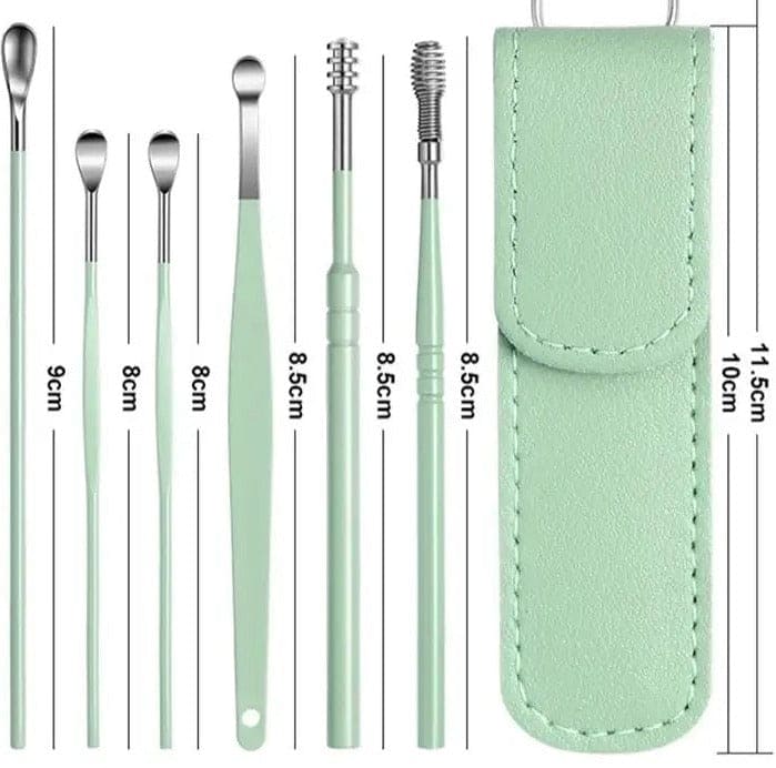 Set Of 6 Ear Pick Earwax Removal Kit, Ear Care Set.