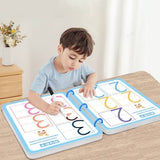 Premium Reusable Tracing Book 64Pages + Markers & Eraser